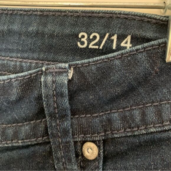 a.n.a. Cropped Jean 32/14 Flex Comfort Cotton Blend Medium Dark Wash Women's 14 - Picture 8 of 11